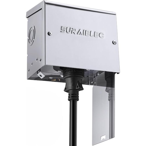 SURAIELEC 30A Generator Power Inlet Box Weatherproof