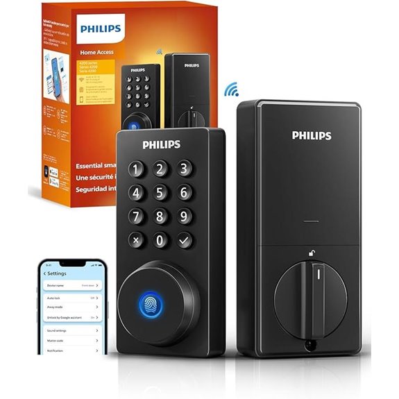 Philips Wi-Fi Smart Door Lock with App Control