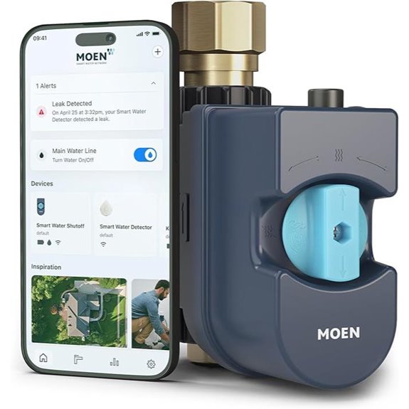Moen Flo Wi-Fi Water Leak Detector and Shutoff