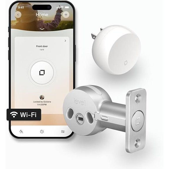 Level Bolt Wi-Fi Smart Deadbolt with App and Voice Control