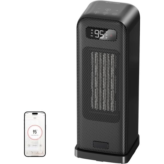Smart Portable Electric Space Heater with WiFi & Timer
