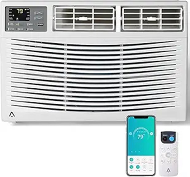 WiFi 12000 BTU Window AC for Medium Rooms