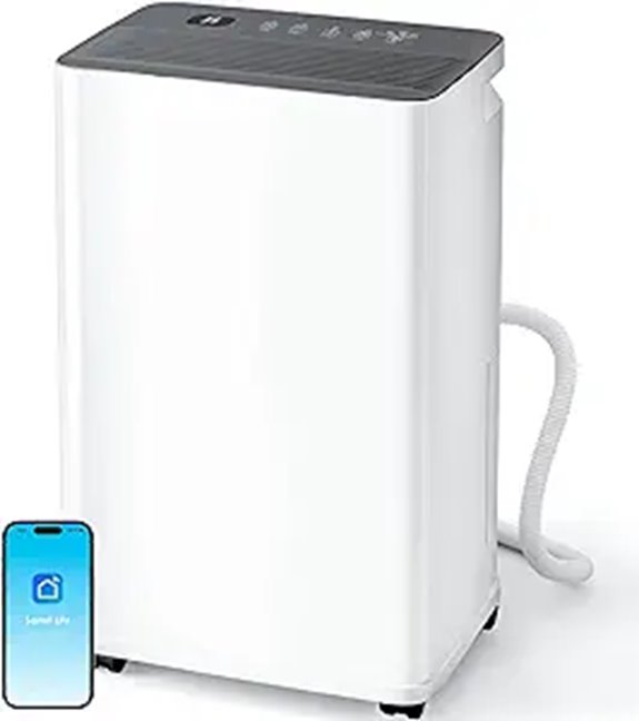 Large Room Dehumidifier with WiFi & Timer