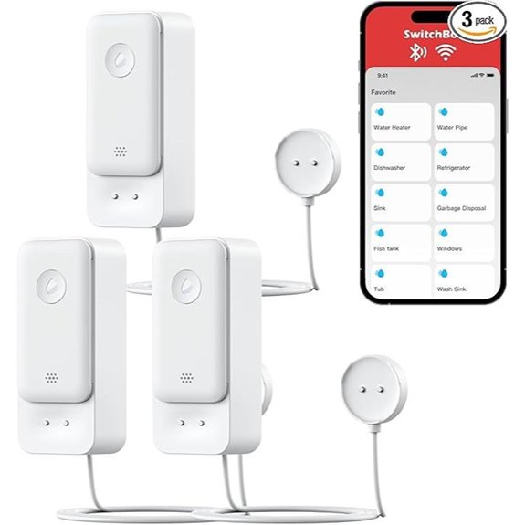 SwitchBot WiFi Water Leak Detector with App Alerts