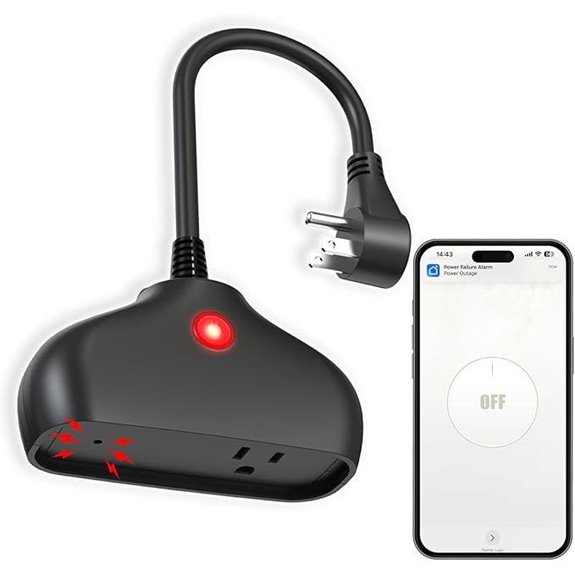 WiFi Power Failure Alarm with App & Siren