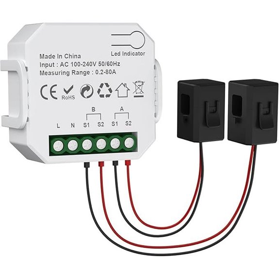 eMylo 2-Channel WiFi Power Meter with App Control