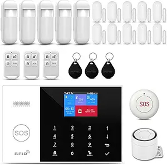 PGST WiFi Home Alarm System with Sensors and App