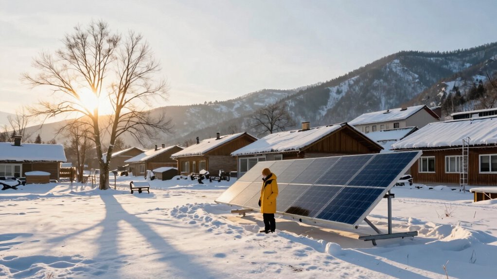 winter solar tilt angles