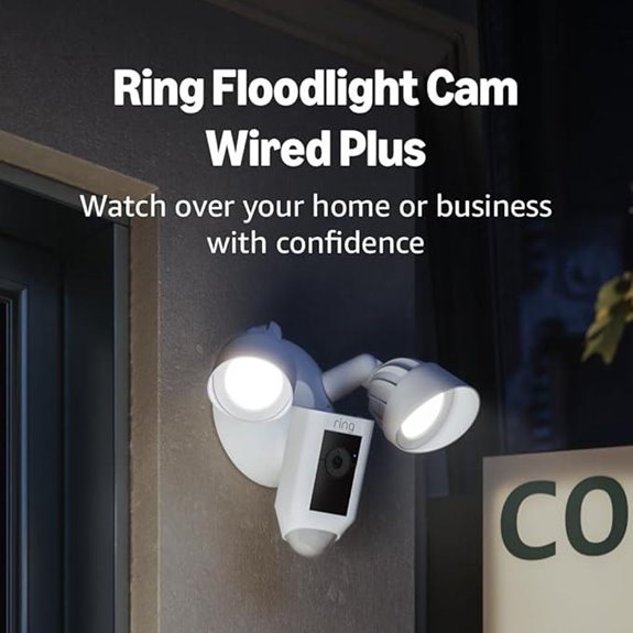 Ring Floodlight Cam Wired Plus with Motion-Activated HD Video