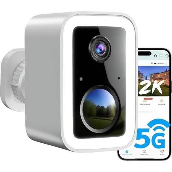 Wireless 2K Outdoor Security Cameras with Spotlight