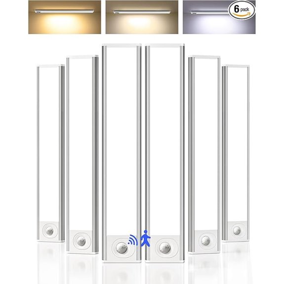6-Pack Wireless Under Cabinet LED Lights