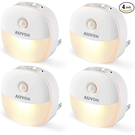 AUVON Motion Sensor Night Light 4-Pack