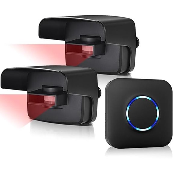 Wireless Driveway Alarm System with Motion Sensors