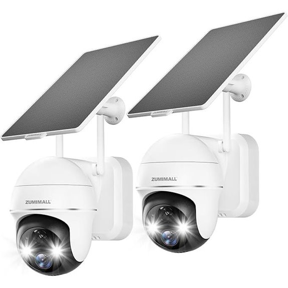 ZUMIMALL Wireless Outdoor Security Cameras (2 Pack)