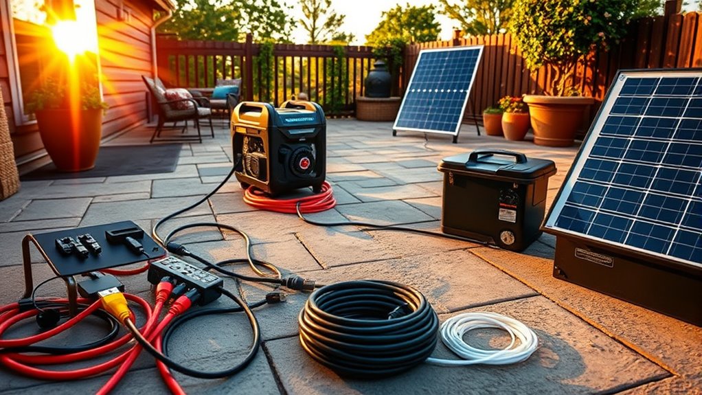 wireless power and fixed wiring