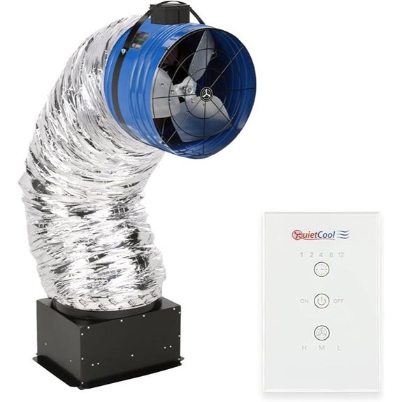 Quietcool RF Whole House Fan with Wireless Control