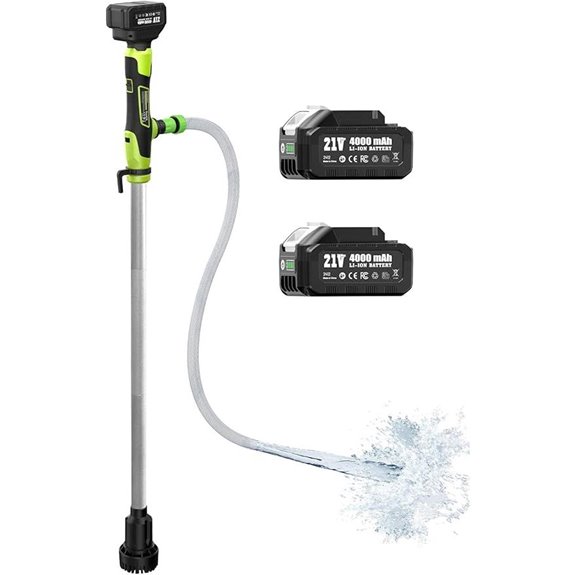 Cordless Water Transfer Pump with Rechargeable Batteries