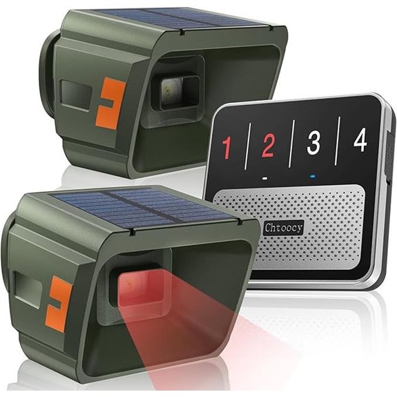 Wireless Solar Driveway Alarm with Motion Sensor