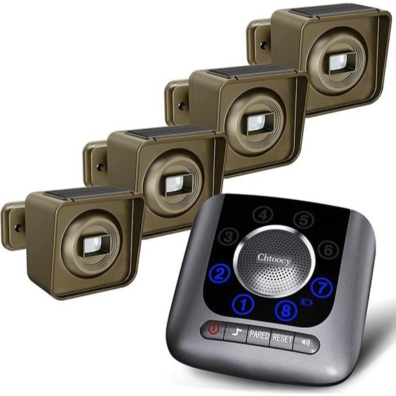 Wireless Solar Driveway Alarm with Long Range