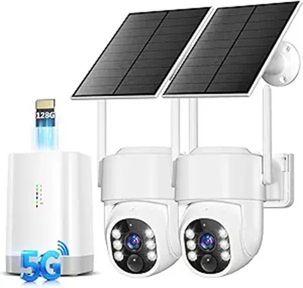 wireless solar security cameras