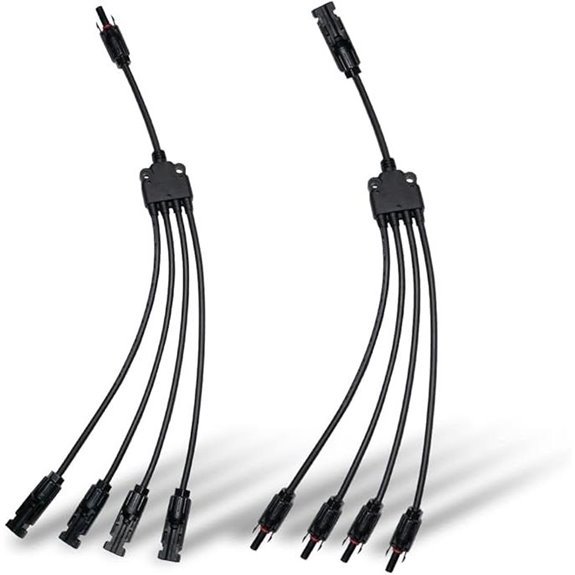 Solar Panel Connector Y Branch Adapter (1M 4F/M)
