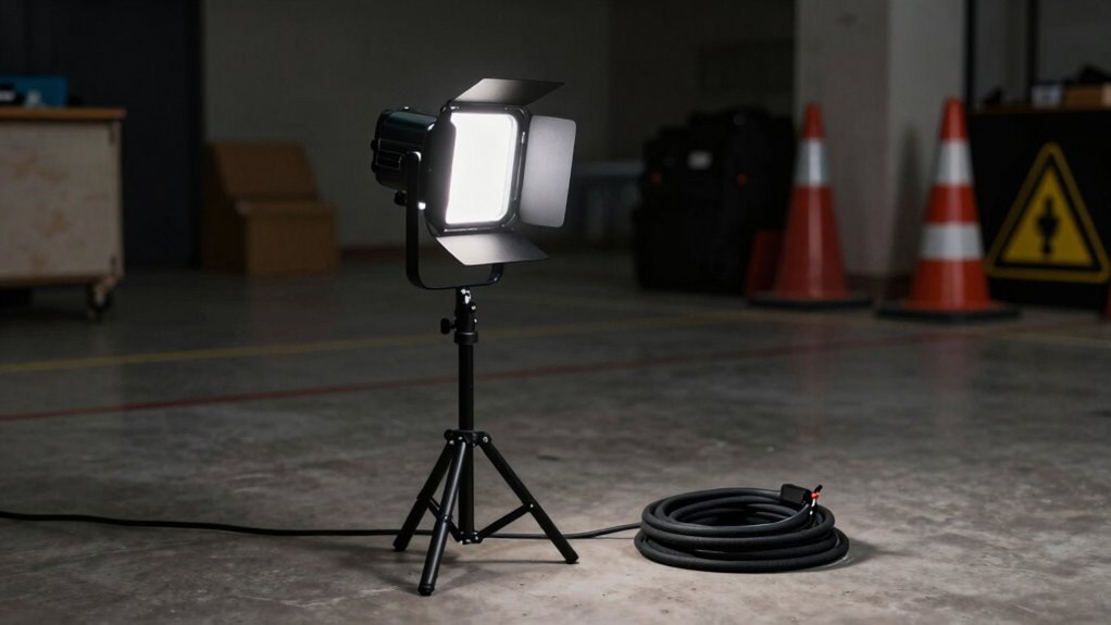 battery safety and lighting placement