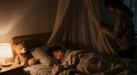 calm bedtime blackout routine