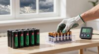 charge backup batteries regularly