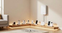 create a safe charging area