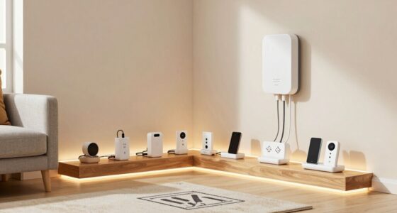 create a safe charging area