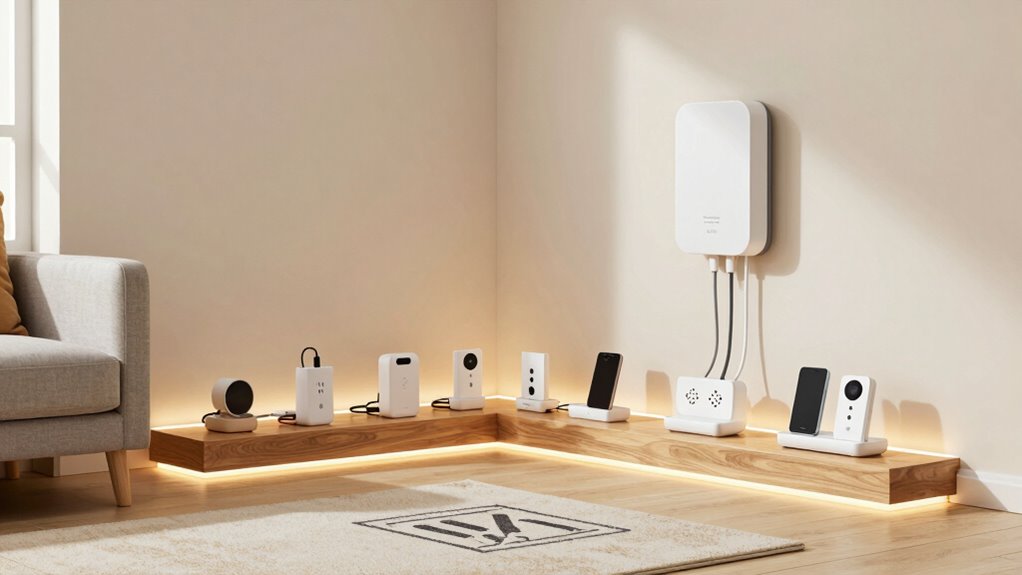 create a safe charging area