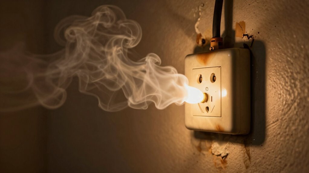 electrical smell safety precautions