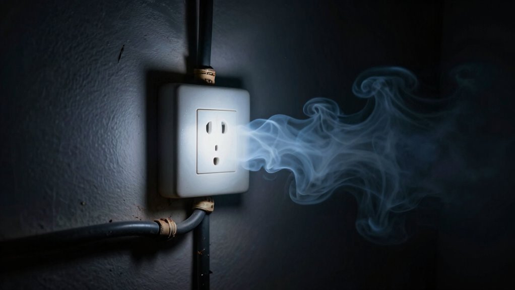 electrical smell safety warning