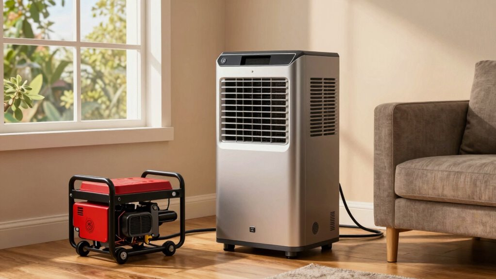 energy efficient quiet portable cooling