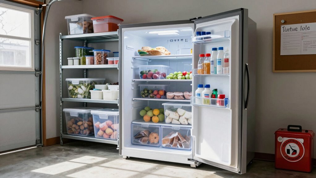 garage freezer outage preparation
