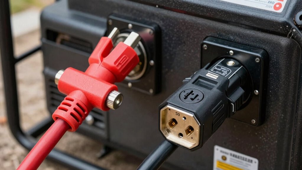 generator connection amperage options