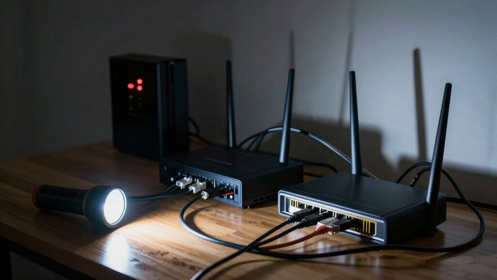 internet equipment during outages