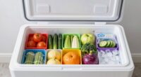 maintain organized chilled storage