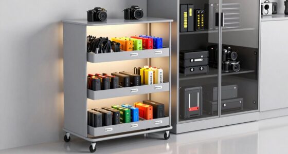organized backup gear storage