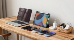 organized electronic device storage