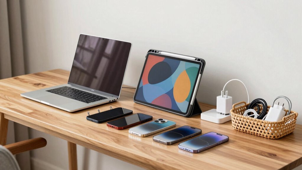 organized electronic device storage