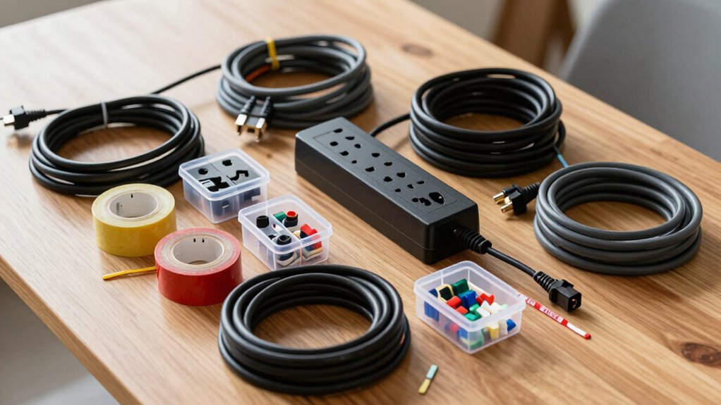 organized emergency power kit