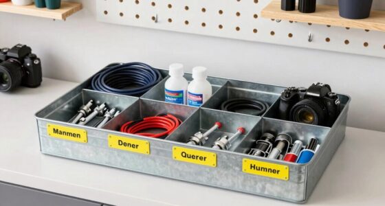 organized generator accessory storage