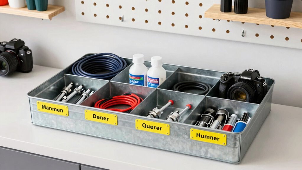 organized generator accessory storage