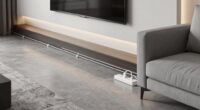 organized power cord routing