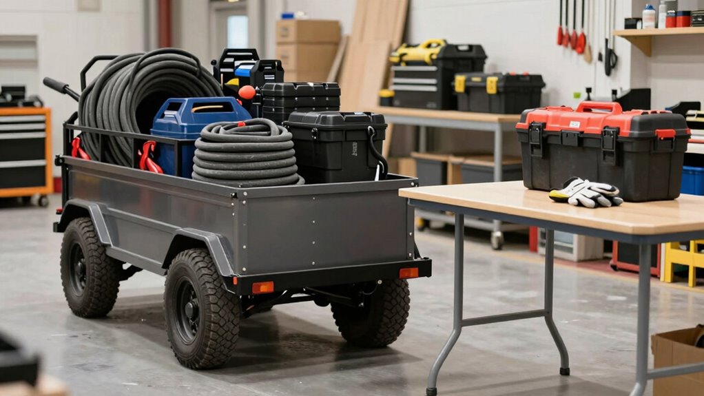 organized safe workshop tools