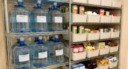 organized supplies for outages