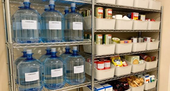 organized supplies for outages