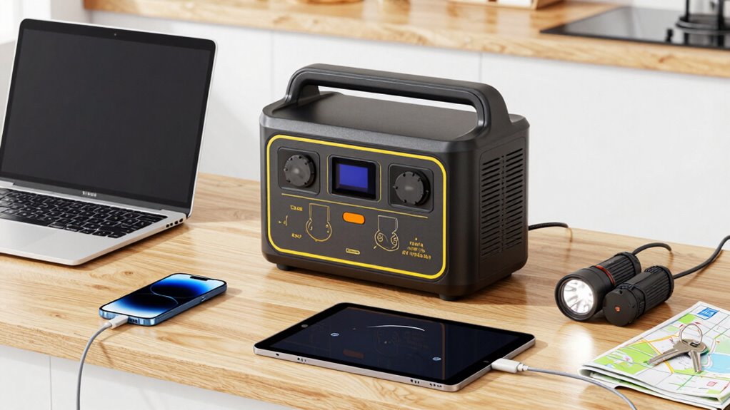 power needs solar compatibility outlets