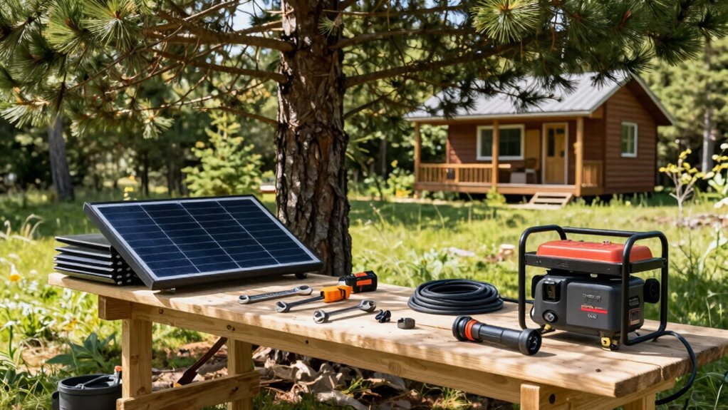prepare cabin power supply